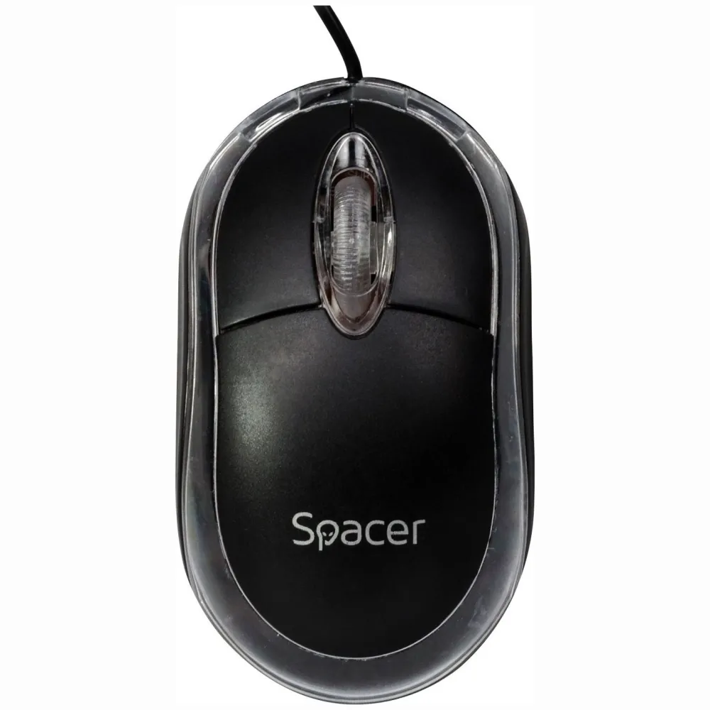 Mouse  spacer pc sau nb cu fir usb optic 800 dpi butoane/scroll 3/1  negru spmo-080 45503289 (include tv 0.18lei) Spacer - 1