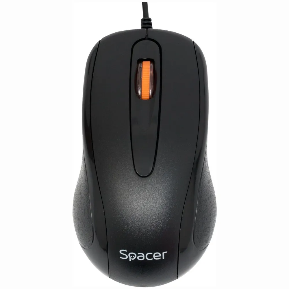 Mouse  spacer pc sau nb cu fir usb optic 1000 dpi butoane/scroll 3/1  negru spmo-f01 (include tv 0.18lei) Spacer - 1