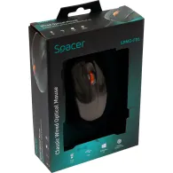 Mouse  spacer pc sau nb cu fir usb optic 1000 dpi butoane/scroll 3/1  negru spmo-f01 (include tv 0.18lei) Spacer - 1