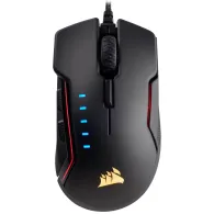 Mouse corsair glaive rgb gaming cu fir usb optic 16000 dpi butoane/scroll 6/1 iluminare butoane programabile negru ch-9302011-eu