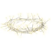 Sir iluminat festiv 100 mini led alb cald ret