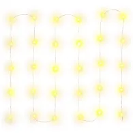 Sir iluminat festiv 30 mini led alb cald retl