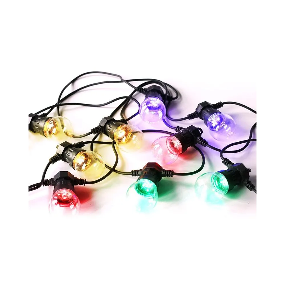 Sir led iluminat festiv rgb ip44 platinet