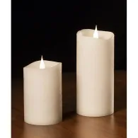 Lumanare led medie alba