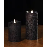 Lumanare led mica neagra