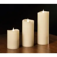 Lumanare led medie ivory