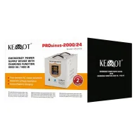 Ups centrale sinus pur 2000va/1400w 24v kemot