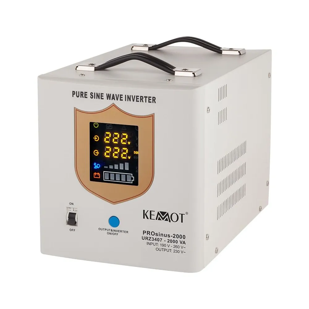 Ups centrale termice sinus pur 2000va/1200w 12v kemot