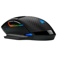 Mouse corsair dark core rgb pro gaming wireless bluetooth | 2.4ghz optic 18000 dpi butoane/scroll 8/1 iluminare butoane programa