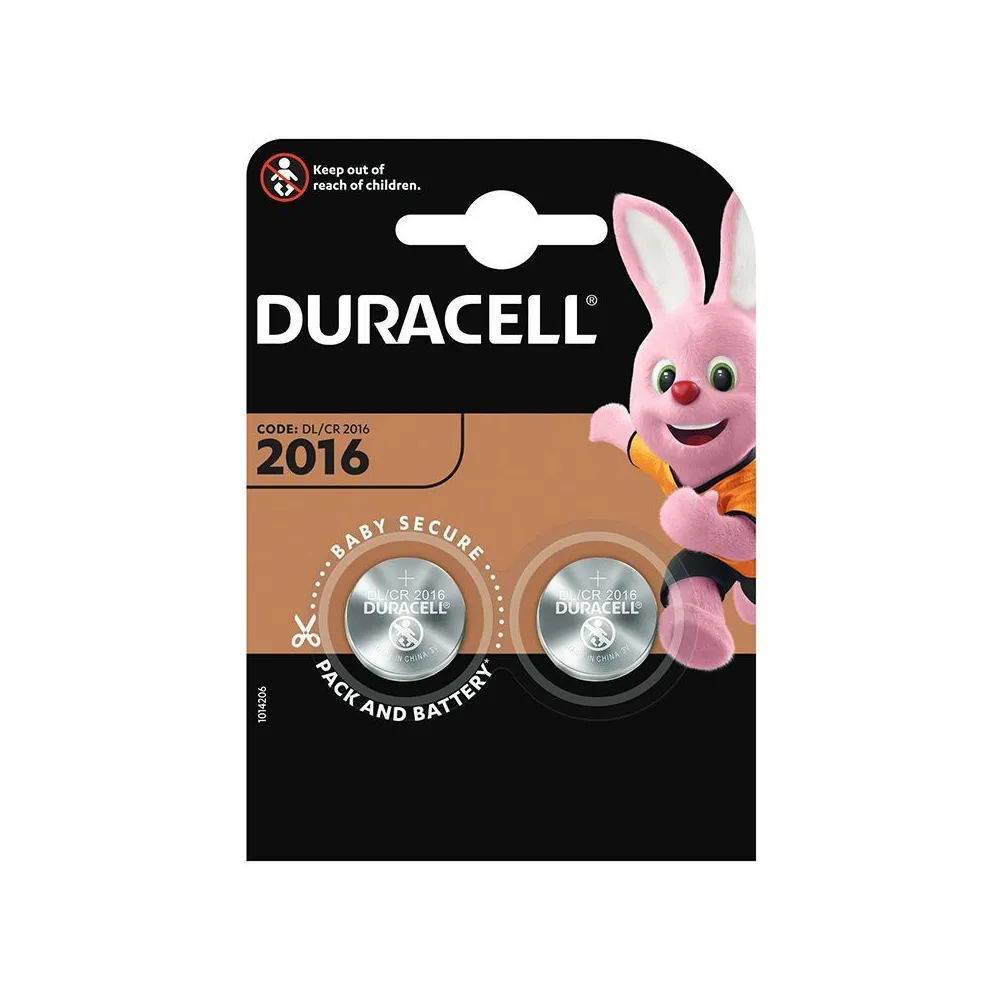 Baterie cr2016 blister 2 buc duracell