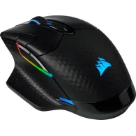 Mouse corsair dark core rgb pro se gaming wireless bluetooth | 2.4ghz optic 18000 dpi butoane/scroll 8/1 iluminare butoane progr