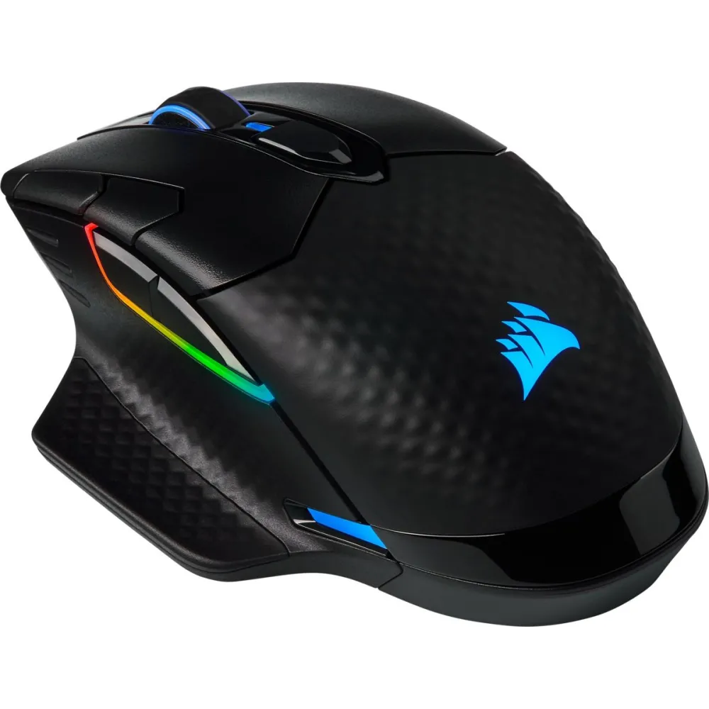 Mouse corsair dark core rgb pro se gaming wireless bluetooth | 2.4ghz optic 18000 dpi butoane/scroll 8/1 iluminare butoane progr