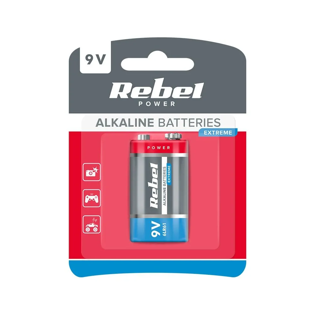 Baterie superalcalina extreme 9v blister