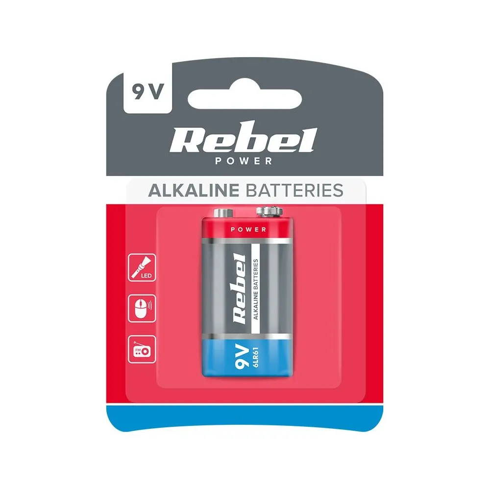 Baterie alcalina 9v blister