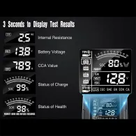 Tester digital acumulatori 12v / 24v