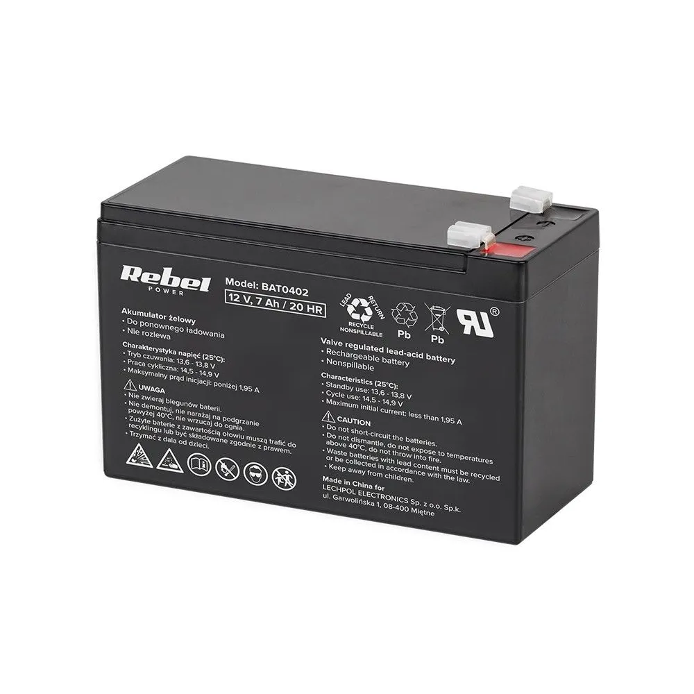Acumulator stationar sla 12v 7ah rebel