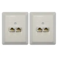 Set 2 bucati priza dubla utp rj45