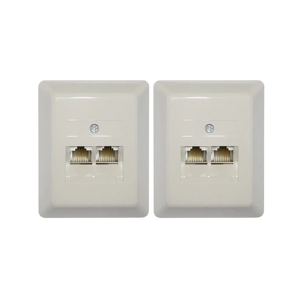 Set 2 bucati priza dubla utp rj45