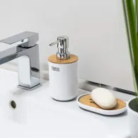 Set 6 accesorii baie alb teesa