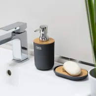 Set 6 accesorii baie negru teesa