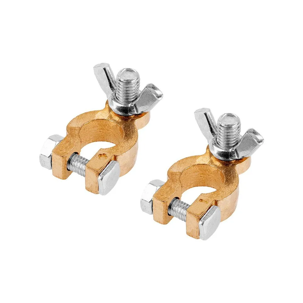 Set 2 borne baterie + / -