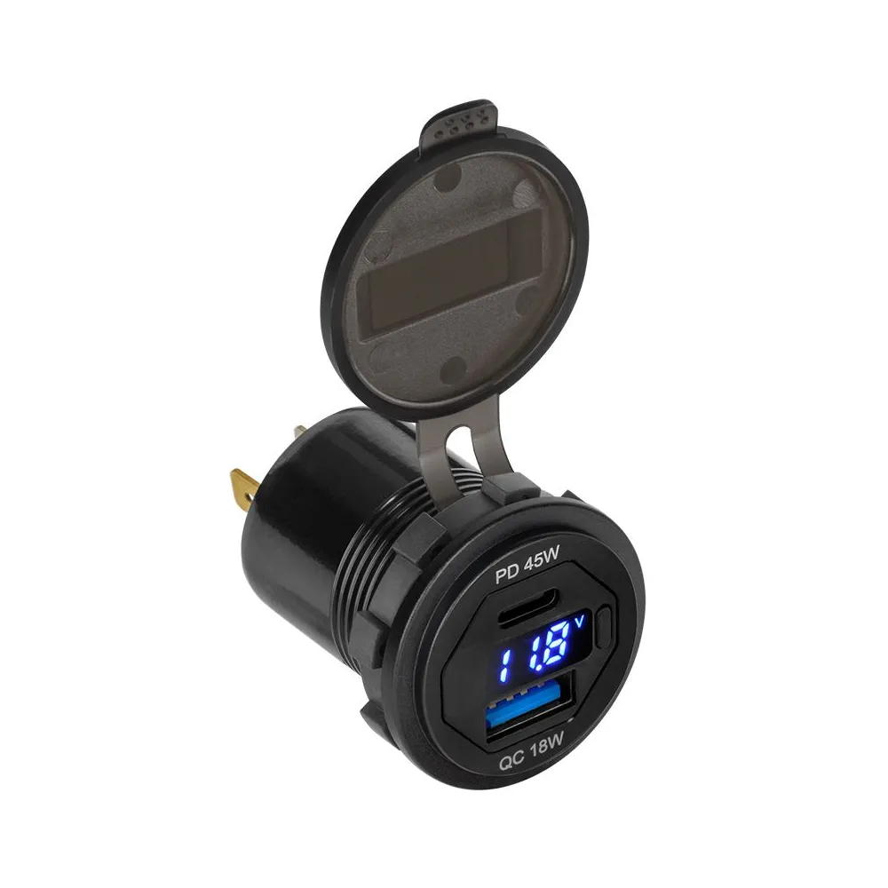 Mufa montaj incarcare usb pd si qc 3.0 63w