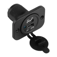 Mufa montaj bricheta auto incarcare 2xusb 3100mah