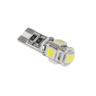 Bec led 5x smd5050 alb auto canbus t10