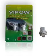 Bec auto 12v b8.5d-1led alb blister 2buc