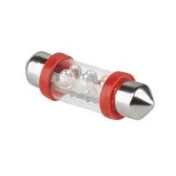 Bec auto 12v t10*36-6led sv 8.5 rosu
