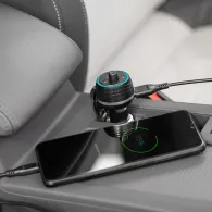 Modulator fm audio display bluetooth peiying