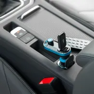 Modulator fm audio display 1.4 inch dual usb