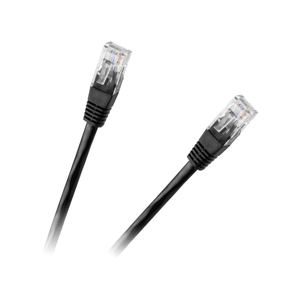 Cablu patchcord utp cat6 2m negru rebel