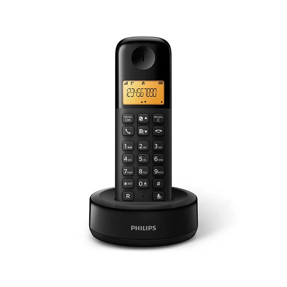 Telefon dect d1601 negru philips