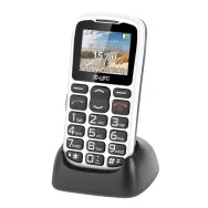 Telefon gsm senior cu docking m-life  alb