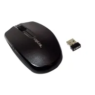 Mouse logilink pc sau nb wireless 2.4ghz optic 1200 dpi butoane/scroll 3/1  negru id0114 (include tv 0.18lei) Logilink - 1