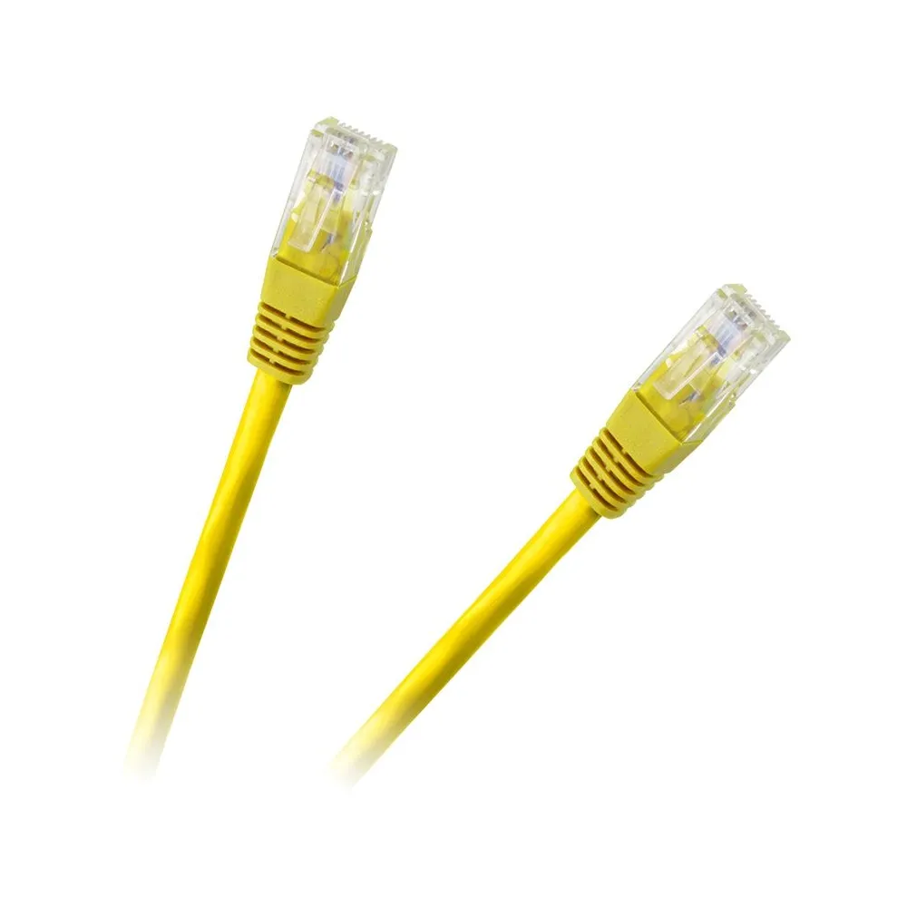 Patchcord utp cca galben 1m