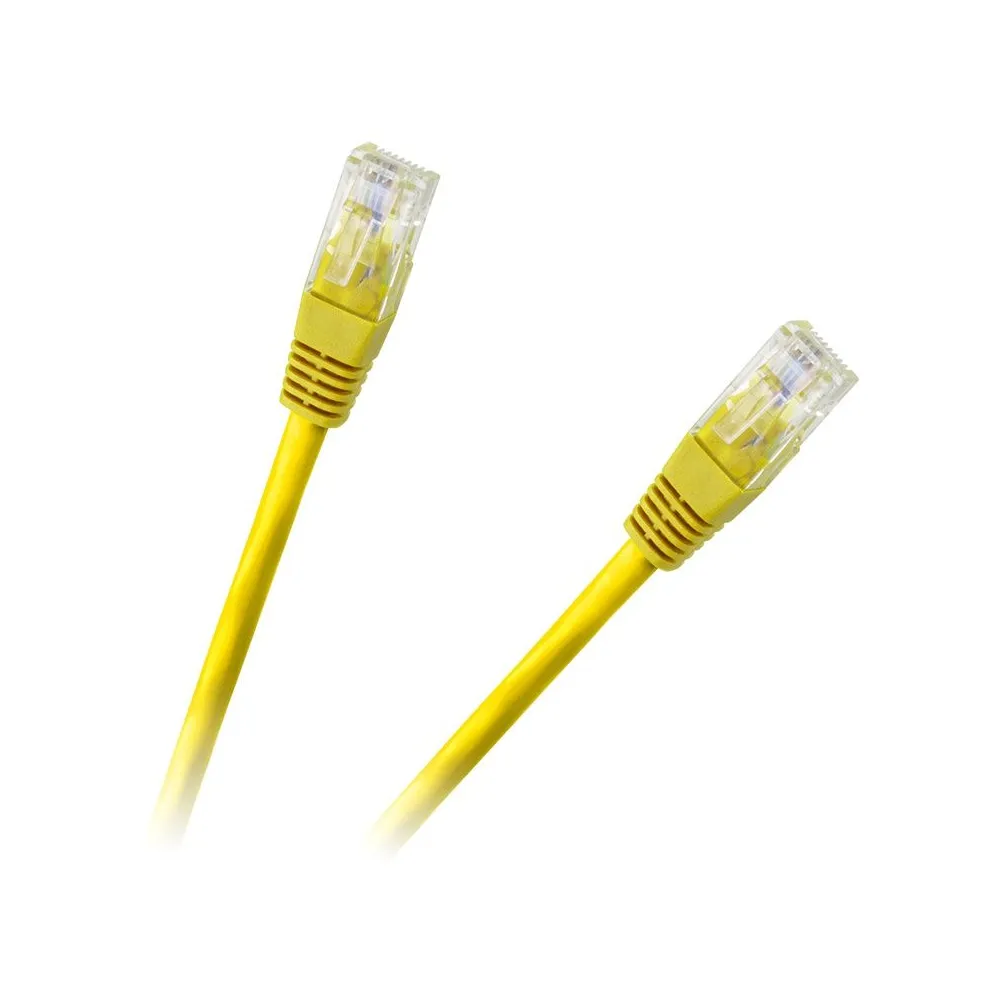 Patchcord utp cat 6e cca galben 1.5m