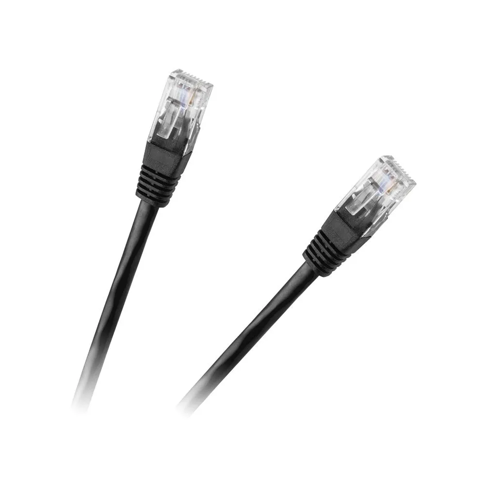 Patchcord utp cat 6e cca negru 0.5m