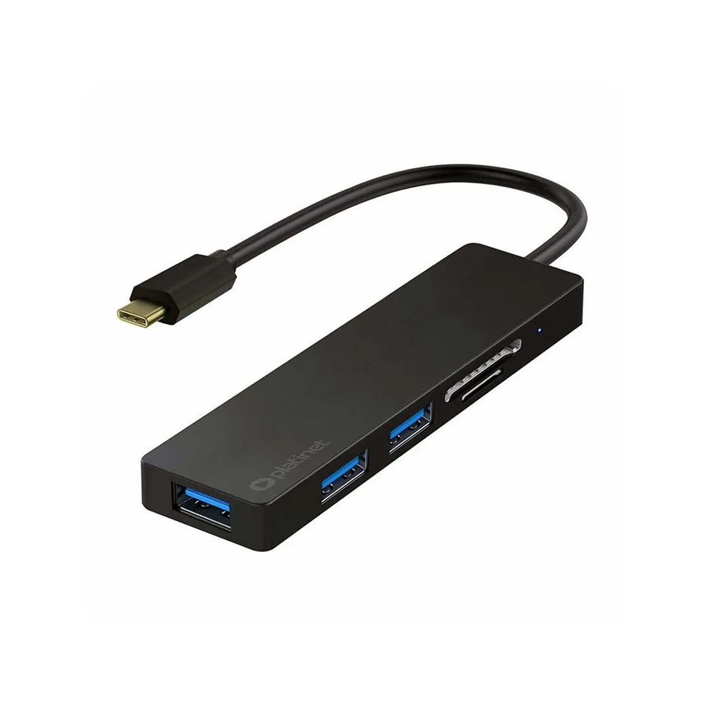 Docking station 5 in 1 tip c hub 3x usb 3.0 card reader