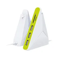 Hub usb 2.0 3 porturi si card reader omega