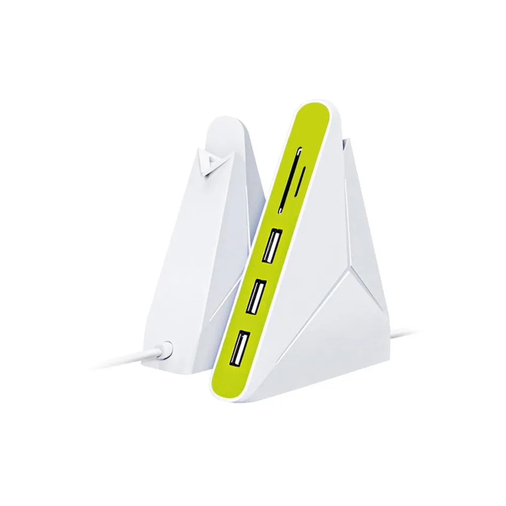 Hub usb 2.0 3 porturi si card reader omega