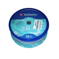 Cd-r verbatim 700mb 52x extra prot. cake 25 b