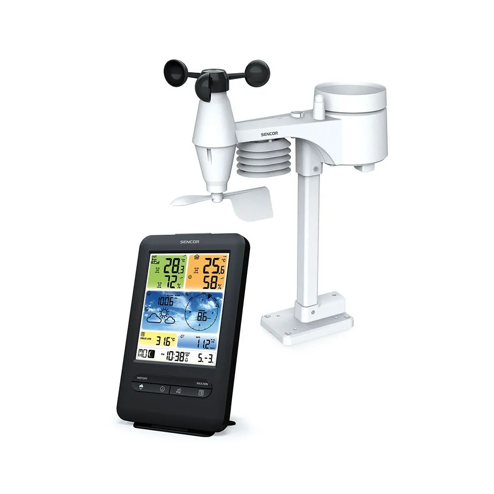 Statie  meteo profesionala wifi sws 9898 senc