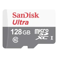 Card microsd sandisk 128 gb microsdxc clasa 10 standard uhs-i u1 sdsqunr-128g-gn3ma (include tv 0.03 lei) Sandisk - 1