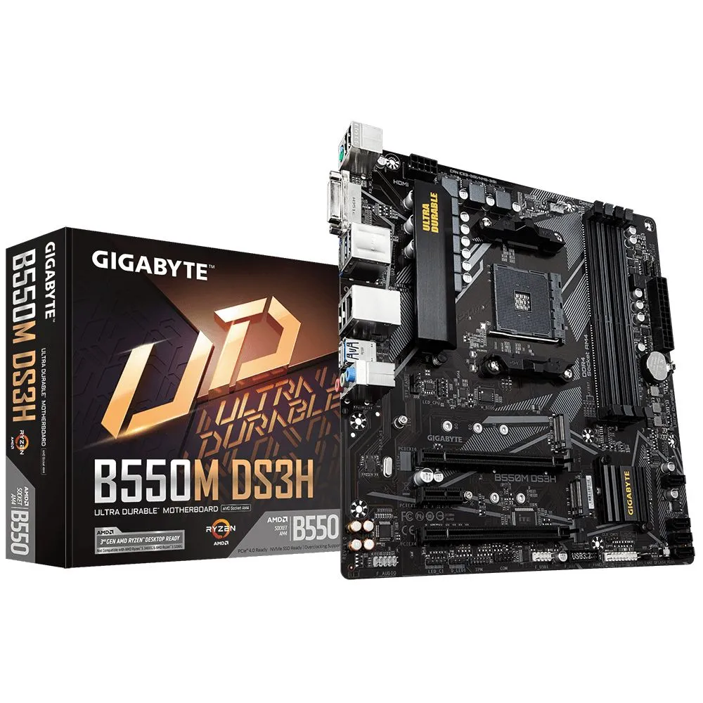 Gigabyte B550M DS3H AMD B550 Mufă AM4 micro-ATX