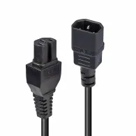 Lindy 30314 cabluri de alimentare Negru 2 m Conector C14 Conector C15