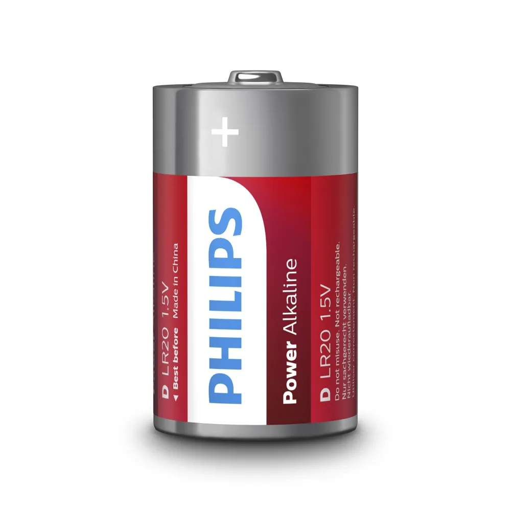 Philips Power Alkaline Baterie LR20P2B 10