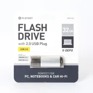 Platinet PMFE32S memorii flash USB 32 Giga Bites USB Tip-A 2.0 Argint