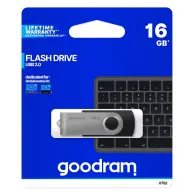 Goodram UTS2 memorii flash USB 16 Giga Bites USB Tip-A 2.0 Negru